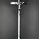 krzyż nierdzewny nagrobkowy nagrobny IRoART inoxy nagrobkowe