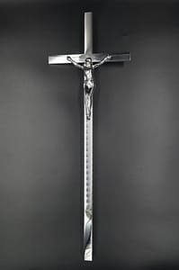 krzyż nierdzewny nagrobkowy nagrobny IRoART inoxy nagrobkowe